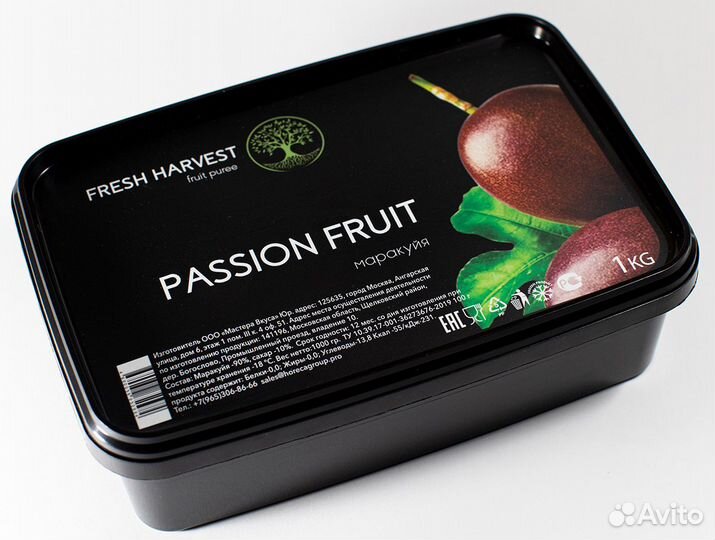 Пюре Маракуйя, Fresh Harvest, 1 кг