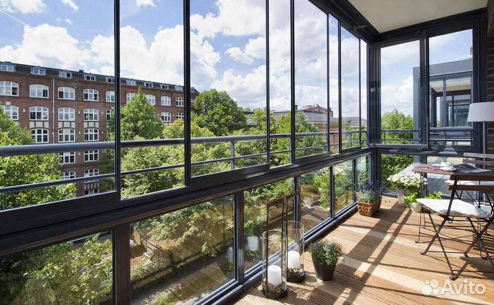 Отделка балкона под ключ