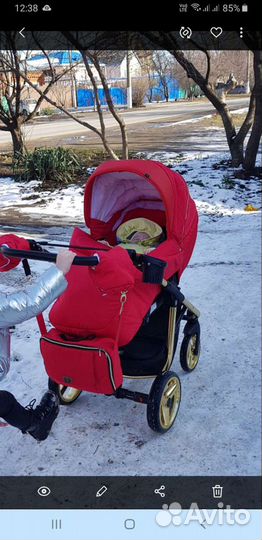 Коляска 2 в 1 adamex