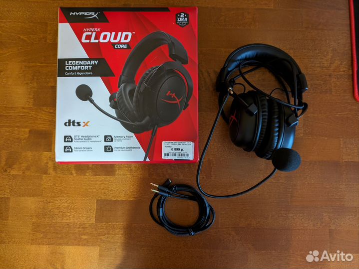 Игровая гарнитура Hyperx cloud core 7.1