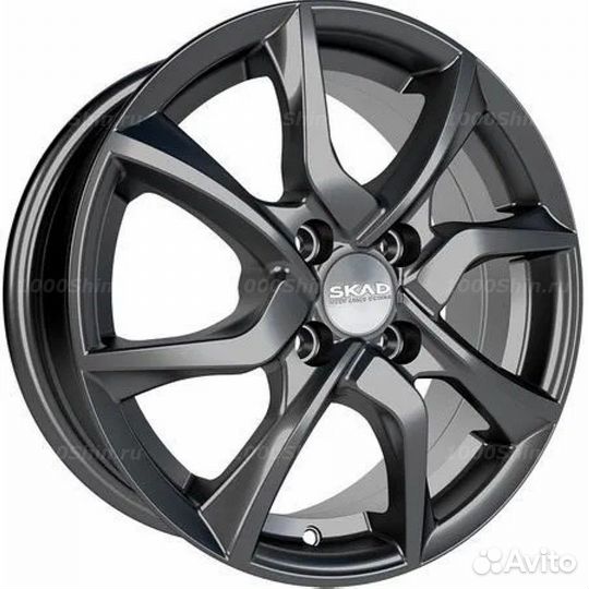 Диск 6*15 4*100 ET45 54,1 Скад Тулон (кл233) Графит