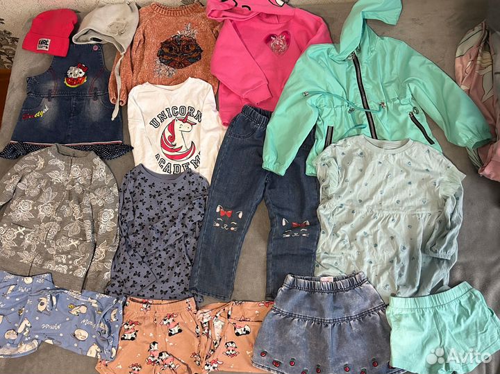 Вещи пакетом ддя девочки 92-98-104
