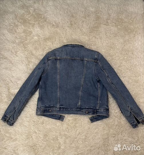 Джинсовка с мехом levis