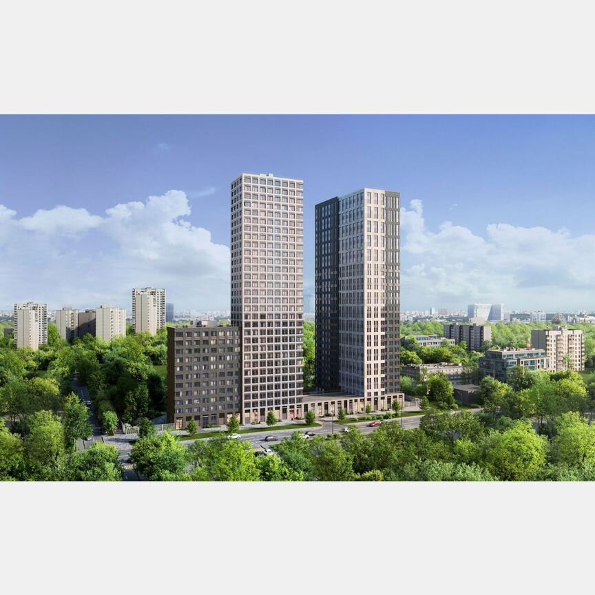 2-к. квартира, 55,5 м², 8/40 эт.