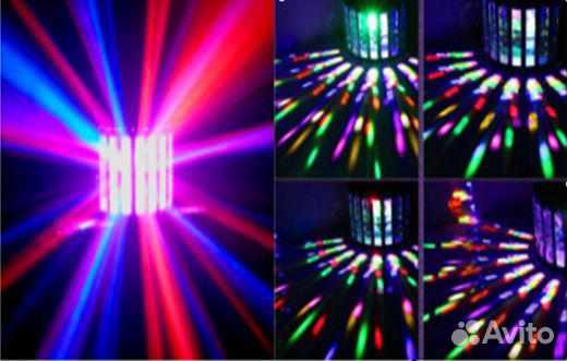 Светодиодный эффект «бабочки», rbgwvogp 9х1Вт