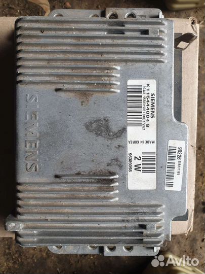 Блок управления двигателем деоо matiz