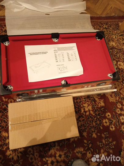 Настольный детский бильярд