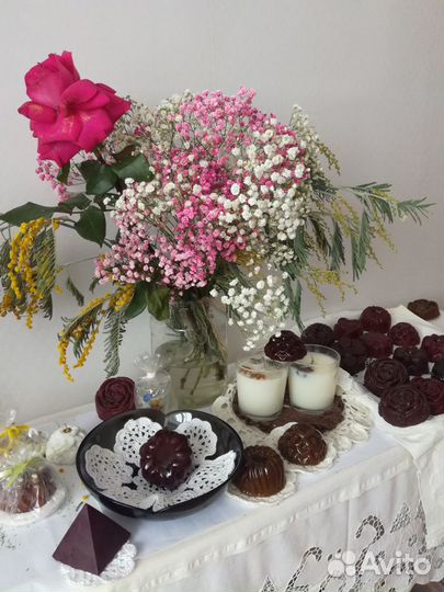 Свечи восковые ручной работы