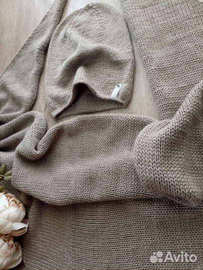 Комплект весна бактус + шапка