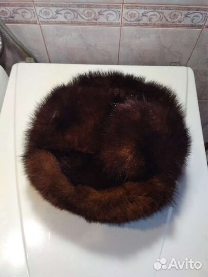 Норковая шапка мужская