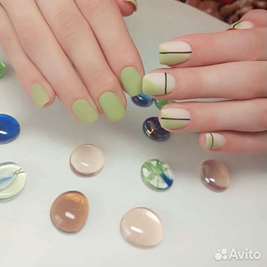 Маникюр,коррекция, укрепление,шеллак