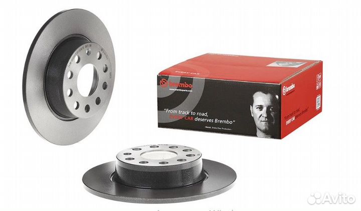 Диск тормозной Brembo 08.B413.11 для VAG 272мм