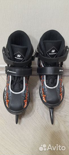 Коньки детские раздвижные 31-35 размер
