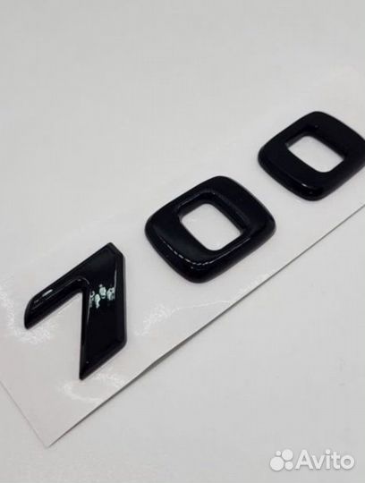 Эмблема надпись цифры шильдик 700 для Mercedes