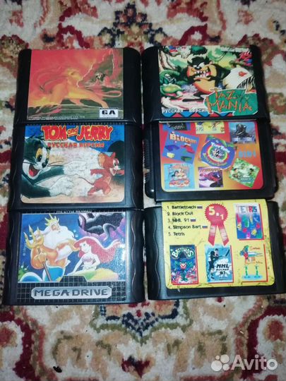 Картриджи Sega