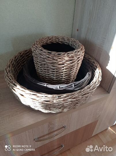 Лежанка для животных, лежак для кошек,цветы ротанг