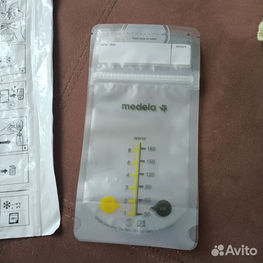 Пакеты для грудного молока medela