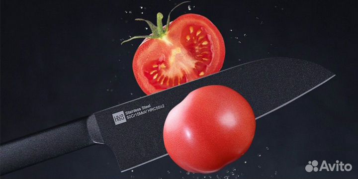 Набор кухонных ножей Xiaomi Huo Hou Black Heat