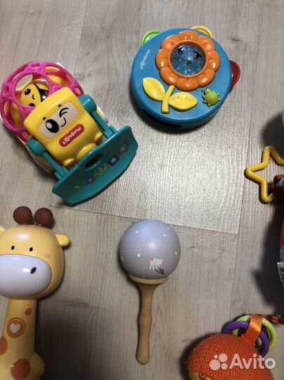 Игрушки пакетом до года