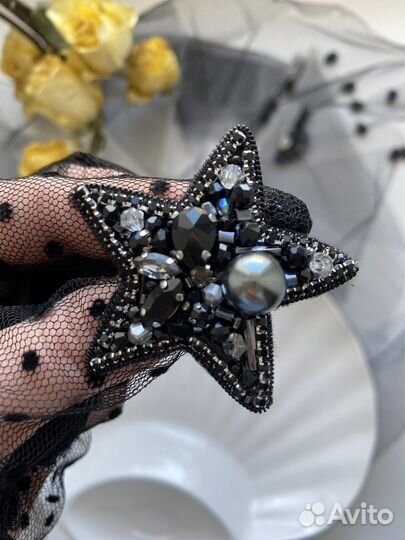 Брошь звезда