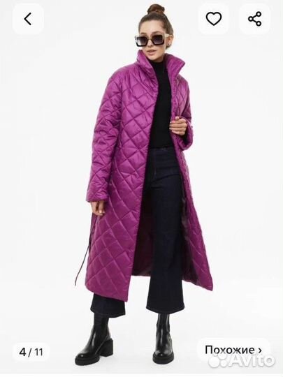 Стеганое пальто, плащ на синтепоне