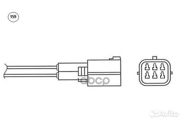 Датчик кислородный 93269 LZA07MD17 NGK