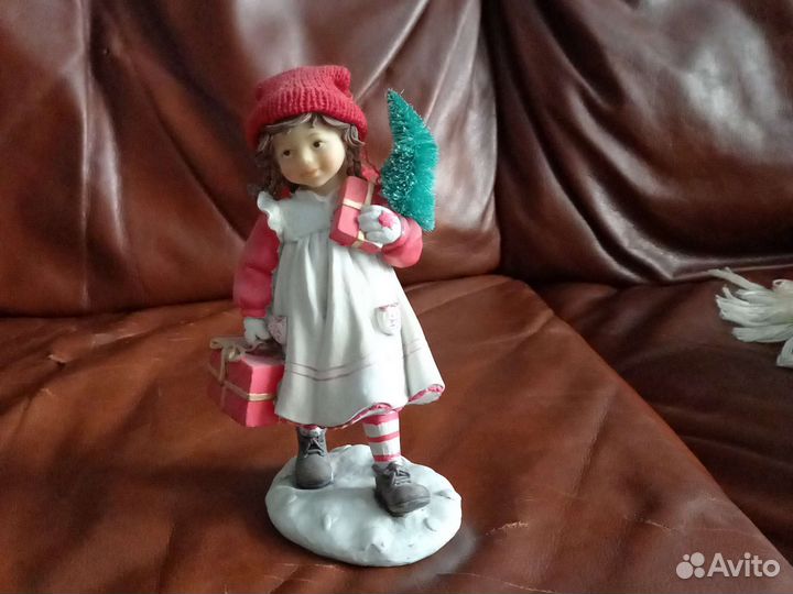 Подарочный набор. Гусь хрустальный Елочка