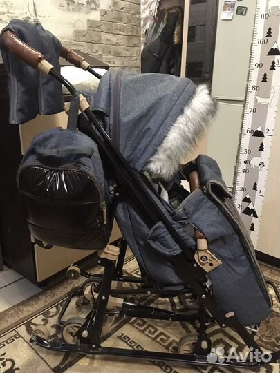 Детские санки коляска