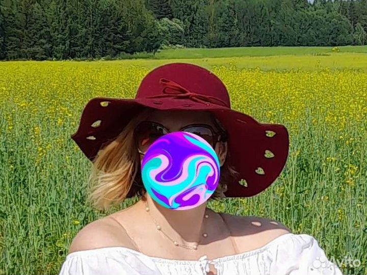 Шляпа фетровая женская