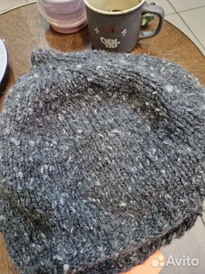 Lina, дизайнерская гипершапка шерсть