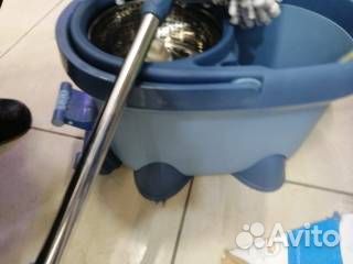 Ведро швабра с отжимом педаль полоскание премиум