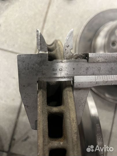 Комплект тормозных дисков на touareg nf