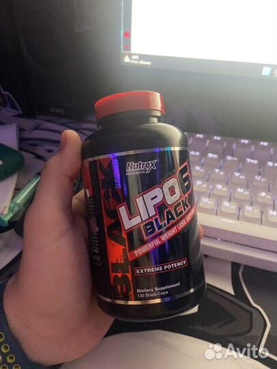 Жиросжигатель Nutrex Lipo 6 Black