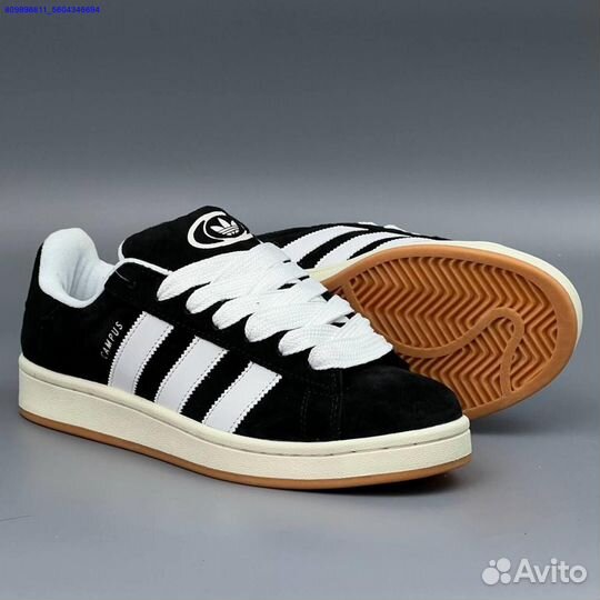 Кроссовки Adidas Campus Black (Арт.38519)