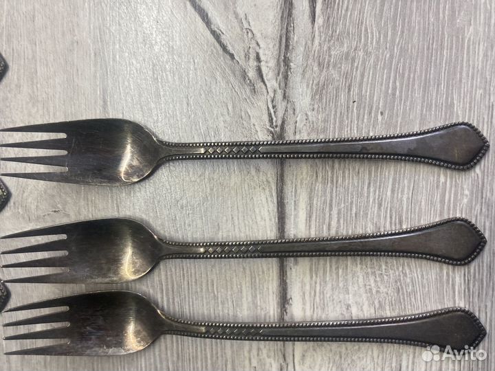 Набор столовых приборов СССР мельхиор