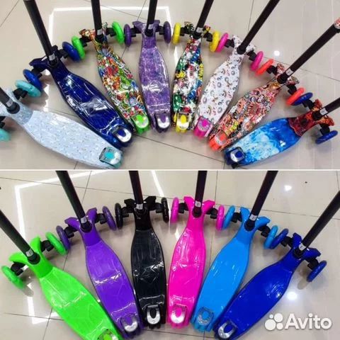 Самокат 3х колесный