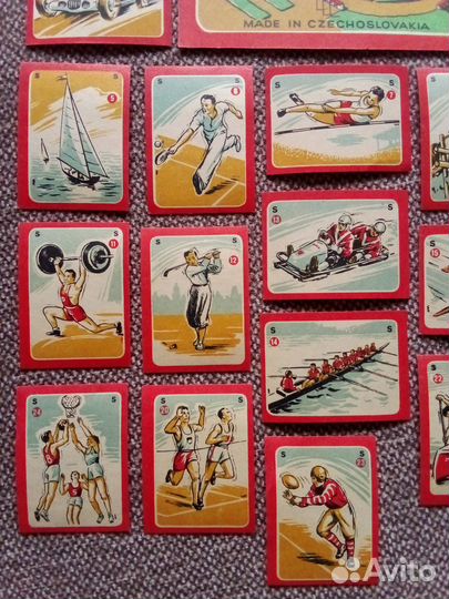 Спичечные этикетки : Чехословакия 1954 г. Спорт