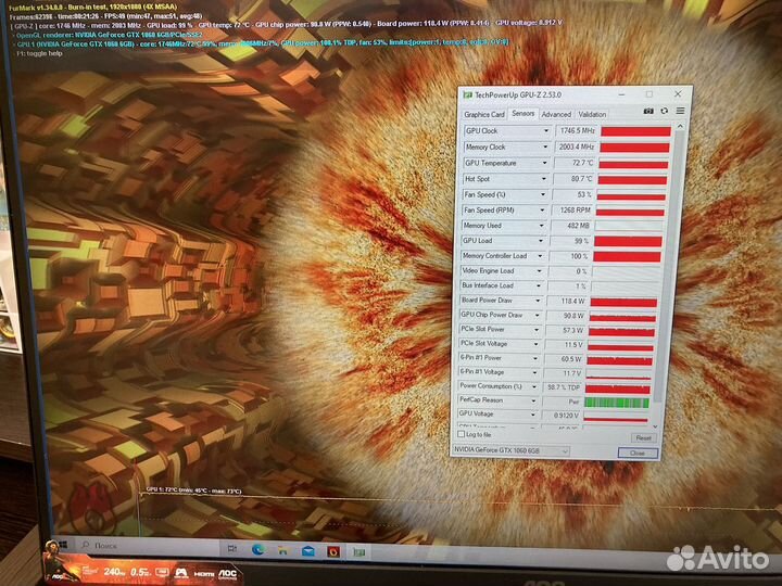 Видеокарта gtx 1060 6gb JetStream