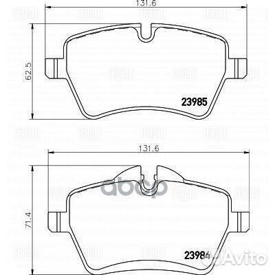 PF 4190 колодки дисковые передние с антискрипн