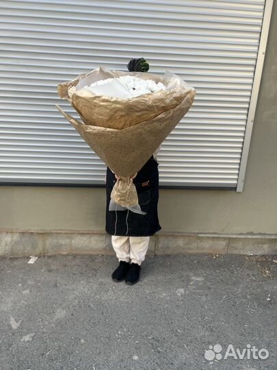 Букет гигант из хризантем ромашка