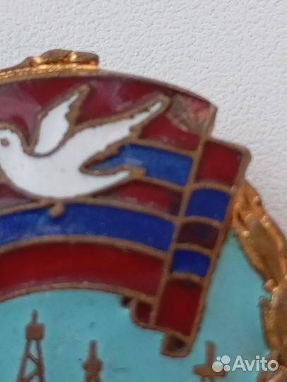 Значок Туркменская ССР фестиваль 1957 год