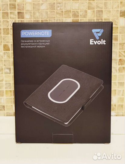 Органайзер с беспроводной зар. 5000 mAh Powernote