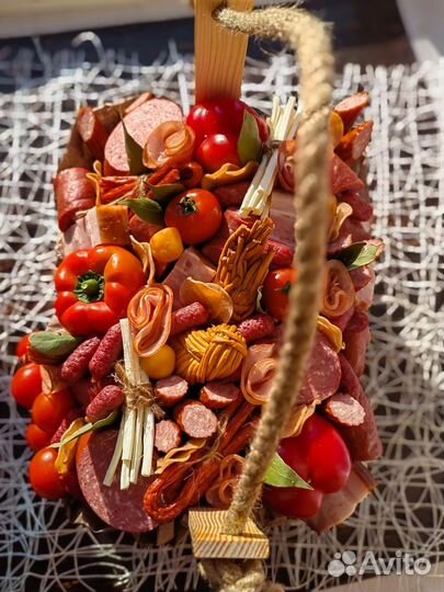 Мужской съедобный букет