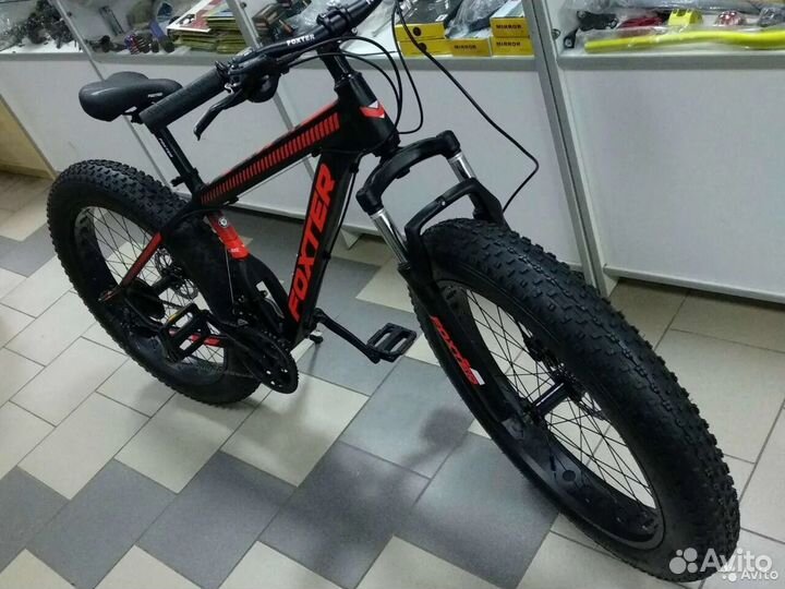 Фетбайк новый чёрно-красный