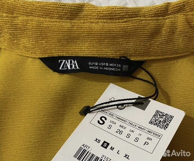 Рубашка женская оверсайз Zara новая