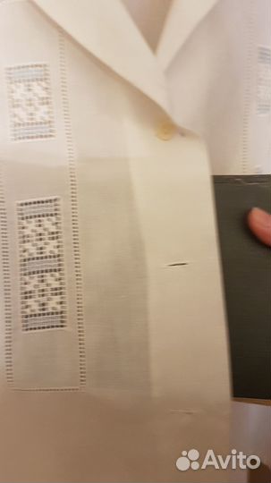 Нежная нарядная вышитая с мережками блузка из Елец