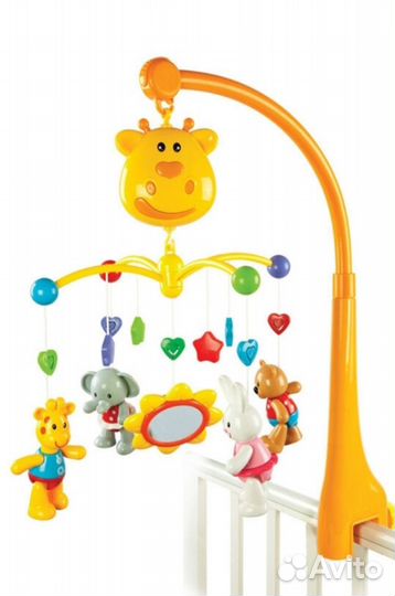 Мобиль на кроватку Жирафики