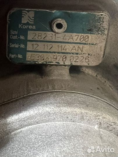 Турбина Hyundai Grand Starex, H-1 Euro5