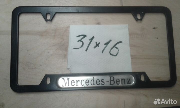 Рамка номера mercedes-benz оригинал