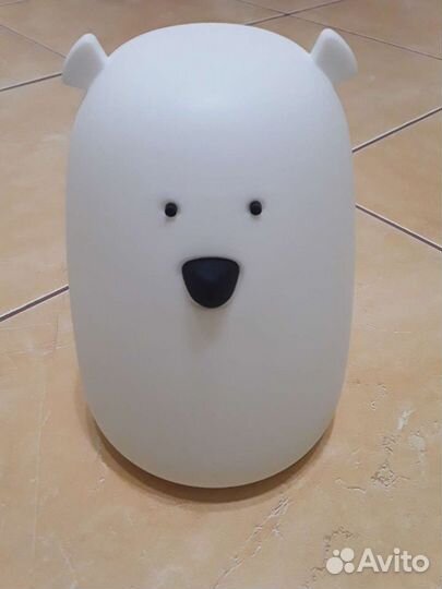 Новый ночник мягкий силиконовый. Меняет 8 цветов